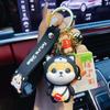 Auténtico Llavero Colgante Chai de los Doce Zodíacos Xiaocaichai Lindo Perro Shiba Inu Muñeco Exquisito Llavero para Mochila Escolar