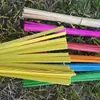 Tiras de bambu tiras de bambu sem nós feito à mão alunos do jardim de infância tecelagem de bambu materiais diy pipa barco-dragão tecelagem seda