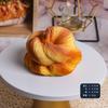 Material PU molhado macio de recuperação lenta simulação pão comida adereços amassar modelo de descompressão descompressão croissant pão torcido