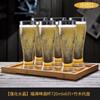 Vaso de cerveza nuevo 2024 personalizado de alta gama, vaso de cerveza de barril comercial, gran capacidad, creativo, famoso en Internet, copa de cristal para fina elaboración