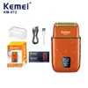 Afeitadora Reciprocante Kemei KM-872 Transfronteriza Lavable Eléctrica Pantalla Digital LED Recortadora de Barba