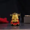 Produtos de Cobre, Pequeno Deus da Riqueza, Coelho Auspicioso, Riqueza e Abundância, Display de Carro, Enfeites para Escritório e Sala de Estar, Fábrica de Origem de Artesanato