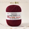 Ovillo de Hilo de Lana Hilo de Lana de Alpaca Grosor Medio Hilo para DIY Tejido a Mano Hilo de Cachemir Ganchillo Calcetines Bufanda Hilo Lote