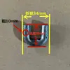 Gancho de Solda Anel em Forma de U de Ferro Sólido, Dobra de Barra de Ferro em Forma de Arco Semicircular, Gancho de Fivela em Forma de U, Dobra de Barra de Orelha de Levantamento