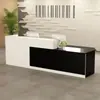 Balcão de caixa moderno, design minimalista e moderno, adequado para pequenas lojas, lojas de conveniência e balcões de recepção; novos modelos e outras opções