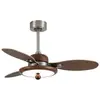 Lámpara de Ventilador Retro Nueva 2026, Lámpara de Restaurante, Lámpara de Ventilador de Techo de Sala de Estar Nanyang de Alta Gama, Lámpara de Araña con Ventilador de Frecuencia Variable Estilo Mediados de Siglo