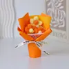 2026 Nuevo Modelo Mini Creativo Tejido Flor Pomposa Ramo de Hilo Ramo Floral Decoración Regalo Fabricante