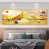 Nueva pintura para cabecera de dormitorio, pintura autoadhesiva, calcomanía de pared relajante, fondo de montaña, sala de estar, pintura decorativa para hotel