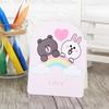 Tarjeta de felicitación pequeña de dibujos animados creativa coreana, ramo, tarjeta pequeña, tarjeta de bendición de flores, plegable, tarjeta de Tanabata, Día de San Valentín, T