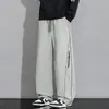 Pantalones de trabajo casuales estilo americano holgados para hombre, nueva colección primavera/otoño 2026, pantalones rectos holgados de moda