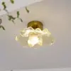 Luces retro estilo francés con forma de pétalo para pasillo, luces de pasillo, luces de balcón, luces de escalera, luces de vestidor, luces de entrada, luces de techo - todas exudan un ambiente sofisticado y elegante