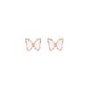Pendientes de mariposa pequeños y sencillos de estilo coreano 2021, nuevos y populares pendientes Dongdaemun de celebrantes de Internet.