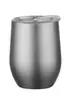 Swig12oz Casca de Ovo Copo por dentro e por fora 304 aço inoxidável Térmica a Vácuo copo taça de vinho tinto carro em forma de U Barriga Grande Copo de Ovo