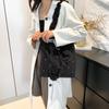 Estilo Fresco de Verano Bolso Artístico Nuevo Estilo Coreano para Mujer Bolso Tote Plegado de Gran Capacidad Elegante con Diamante