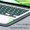 Adecuado para 2025 Lenovo Zhaoyang K10C 10.1 pulgadas Funda Protectora con Teclado Bluetooth Tablet Inalámbrico Táctil Retroiluminado