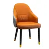 Silla de lujo ligera de alta gama estilo italiano con respaldo, taburete estilo nórdico, silla de comedor simple, silla de lujo ligera para el hogar/hotel/mahjong/restaurante con respaldo