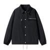 Chaqueta tipo camisa sencilla e impermeable para parejas, estilo retro americano, informal, de marca moderna, para primavera y otoño de 2024