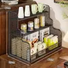 Estante de Almacenamiento de Escritorio Sala de Estar Almacenamiento Mesa de Café de Mesa del Hogar Estante Multicapa de Encimera Estante para Snacks Estante de Mesa de Comedor de Cocina Estante para Tazas de Agua