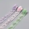 Fita Elástica de Renda Franzida de 2cm Lado Único para DIY de Bolas de Banho, Acessórios de Cabelo, Lingerie, Roupas de Boneca e Decoração de Carro