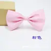Fabricante de Pajaritas Infantiles en Stock, Accesorios Elegantes y Modernos de Poliéster para Mascotas, Diadema de Color Sólido y Flor para el Pecho, Pajarita de Bebé de un Solo Color