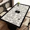 Mantel individual de mesa de comedor lujoso y de alta gama, lavable, a prueba de aceite, impermeable, resistente al calor, mantel individual de mesa de cuero, mantel para mesa de café, mantel de estilo francés