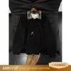 Moletom chenille retrô americano com ombros normais para homens, nova polo casual de manga longa com gola virada e patchwork xadrez outono e inverno