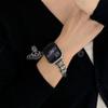 Pulseira de Metal com Corrente de Cobre e Zircônia em Formato de Coração para Apple Watch Iwatch Geração 12 11/10 Ultrase