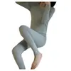 Conjunto Ayoom Otoño/Invierno 2023 Unisex Delgado Cepillado Térmico Ropa Interior Antibacteriana Capa Base Superior e Inferior
