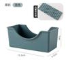 Plato para escupir huesos de estilo japonés para el hogar creativo Plato cuadrado para snacks Plato de plástico para huesos de fruta Plato para pastel Plato para mesa de comedor Venta al por mayor