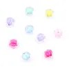 Fábrica 12mm Calabaza Transparente Color Interno Cuenta Cuenta Media Pulsera Coreana Flor de Zapato DIY Accesorios de Joyería para Niños