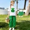 Conjunto de Ropa de Verano para Niñas 2026 Nuevo Elegante y de Moda Estilo Coreano Conjunto de Dos Piezas para Niños Mayores