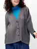 Jaqueta Cardigan de Tricô Plissado Design Miyake Feminina Visual Solto Emagrecedor Manga Longa Tamanho Grande Top Luxo Acessível Elegante Roupas Femininas