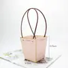 Bolsa Tote de Papel Kraft Dia das Mães 520, Caixa Tote com Flores, Materiais de Embalagem para Flores, Sacola para Planta em Vaso Pequena