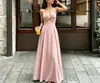 2026 Verano Ropa Femenina Transfronteriza Estilo Ligeramente Maduro de Temperamento Vestido de Tirantes Estampado de Lunares Ceñido a la Cintura Adelgazante Estilo Vacacional para Mujer