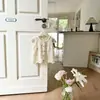 Chal Bordado de Primavera para Niñas de 26, Chaleco Cardigan Tejido para Niñas, Lindo Chaleco Bordado Calado