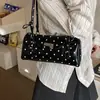 Bolso de Hombro a la Moda Estilo Coreano para Mujer Bolso de Mano 2026 Primavera Nuevo Bolso Almohada de Lunares Bolso de Hombro de Moda
