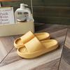 2021 verano caca sensación suela gruesa pareja sandalias y pantuflas de una palabra zapatos casuales de playa para mujer para interior hogar zapatos de hombre