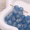 Cuentas Redondas de Resina Cielo Estrellado Soñador Arena Movediza Imitación Ojo de Gato Cuentas DIY Pulsera Mano Torcida Cadena para Teléfono Móvil Accesorios de Joyería Antigua