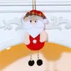 Decoraciones Pequeñas Colgantes de Árbol de Navidad Nuevas Transfronterizas Colgante de Navidad para Personas Mayores Muñeco de Nieve Reno Decoración de Ventana Adornos Colgantes