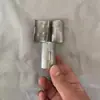 25,4mm Tubo Grande de Bambu com Junta Estrutura de Suporte Malha de Camada Folha de Malha Clip Metálico Antiestático Acessórios de Prateleira de Malha de Arame Cromado Fivela de Plástico