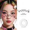 Tatuaje Facial de Lentejuelas Estampado de Leopardo Transfronterizo Pegatina Impermeable Femenino Larga Duración Maquillaje Europeo y Americano de Alta Gama Chica Sexy Caliente