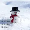 Micro Paisagem Miniatura Acessórios de Natal Papai Noel Boneco de Neve Rena Presente Trenó Meias Mini Enfeites