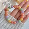 Jade Blanco Raíz de Bodhi Pequeña Lima Plato de Estudiante Pulsera para Jugar Mujeres Torciendo el Dedo Rou Bodhi Zi Wen Jugando Pulsera de Cuentas de Buda