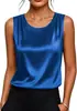 2026 Amazon Ropa de mujer transfronteriza europea y americana blazer de satén sin mangas chaleco elegante para ir al trabajo