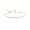 Pulsera Cruzada Europea y Americana de Circonita Trébol de Cuatro Hojas, Moderna y Delicada, Adecuada para el Viaje Diario, Joyería de Mano Versátil para Mujeres 2026