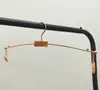 Cabides Redondos de Metal para Roupa Íntima, Cabides de Ferro, Atacado para Lojas de Roupas, Presilhas Antiderrapantes para Roupa Íntima e Calças