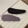 Pinza para el pelo de terciopelo simple de color liso Tela Joker Pinza BB Pinza para pelo suelto Cuadrado para la nuca Pinza de gota de agua al por mayor