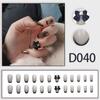 Unha falsa estilo derrill usando armadura internet laço vermelho nail art peças de unhas removível unha patch joias estilo francês