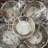 Cuenco de acero inoxidable 304 de estilo coreano Minojia con doble oreja, para ensalada, olla caliente, aperitivos, preparación de platos, espesado y anti-escaldado.