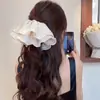 Elástico de Cabelo Grande para Mulheres, Tamanho Super Grande, High-End, Corda de Cabelo Doce e Estilosa, Acessório de Cabelo Versátil, Ornamento de Cabelo Estilo Coreano, Elástico de Cabelo de Alta Elasticidade